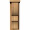 Ekena Millwork Ridgewood Rough Sawn Corbel w/Backplate, Western Red Cedar, 6"W x 10"D x 18"H COR06X10X18RID01RWR - alternate 4